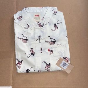LEVIS FLAMINGO PRINT SHIRT